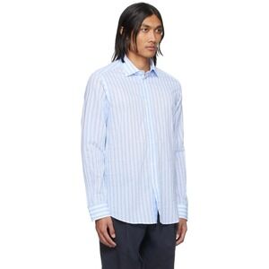 BARENA VENEZIA BLUE SURIAN BARAI SHIRT SIZE IT 48 US M/ RETAIL 415$